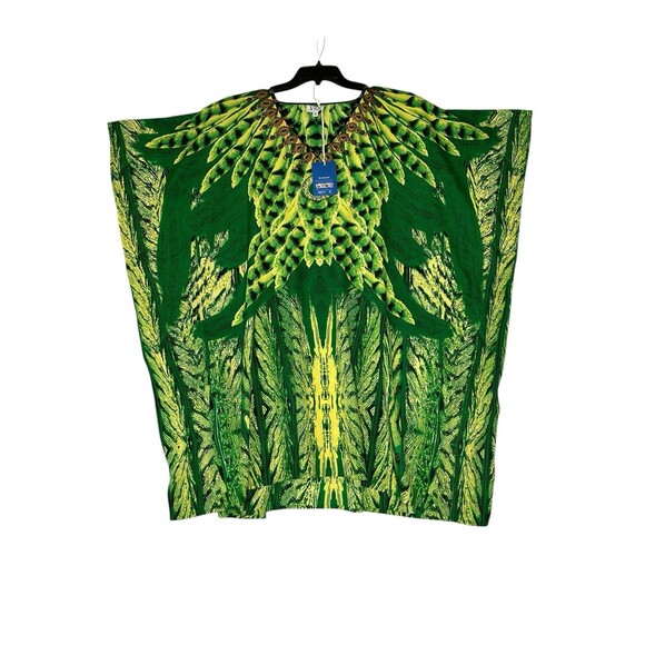 Jovie Caftan Womens OS Boho Tropical Hippie Festival MuuMuu Cover Up - Picture 1 of 7